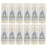 Set of 12 Novena Candles of Our Lady of Grace 17,5cm