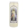 Bougie Neuvaine Christ Miséricordieux 17,5cm