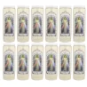 Set di 12 candele da novena Cristo Misericordioso 17,5 cm