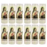 12 Bougies Neuvaine Sainte Thérèse 17,5 cm