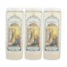 3 Bougies de neuvaine Ange Gabriel
