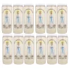 Lot de 12 Bougies Neuvaine Notre Dame de Lourdes 17.5cm