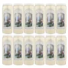 Set of 12 Novena candles Apparition of Lourdes - 17,5 cm