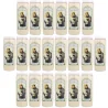 Set of 20 Novena Candles of Saint Anthony 17,5cm