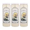 Set di 3 candele della Novena di Padre Pio 17,5 cm