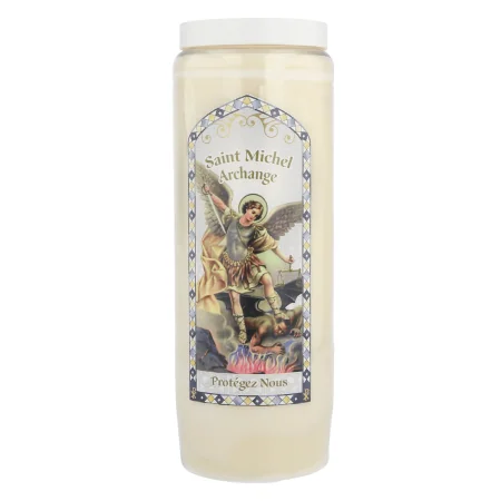 Set di 3 candele Novena San Michele - 17,5 cm