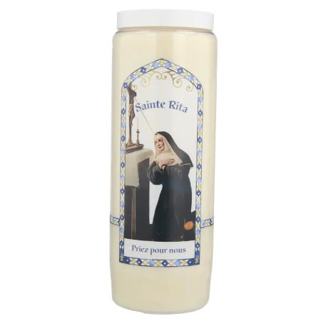 Candela Novena Santa Rita 17,5 cm