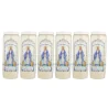6 Bougies de Neuvaine de la Vierge Miraculeuse 17,5cm