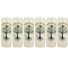 Set di 6 candele Novena Albero della vita protettore 17,5 cm