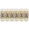 6 Bougies Neuvaine des 7 Archanges - 17,5cm