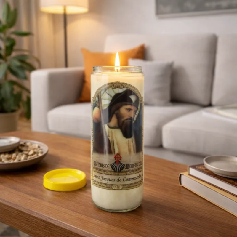 Candela della novena San Giacomo di Compostela