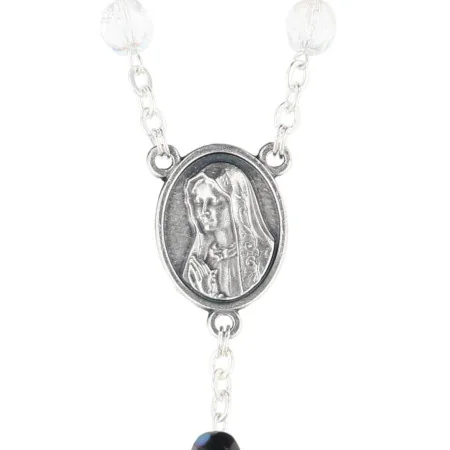 Chapelet de Notre Dame de Lourdes et sa boîte