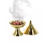 Bruciatore d'incenso in ottone 10cm