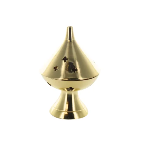 Bruciatore d'incenso in ottone 10cm