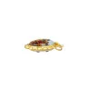 Gold pendant of Saint Michael with quote