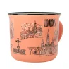 Pink Lourdes ceramic mug