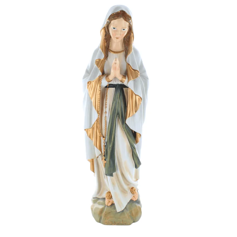 Statua della Madonna in resina stile antico 60cm