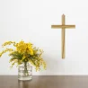 Simple wooden Crucifix 16cm