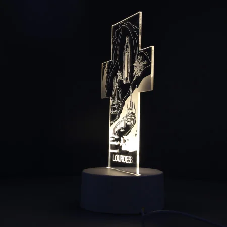 LED lamp of the Apparition of Lourdes