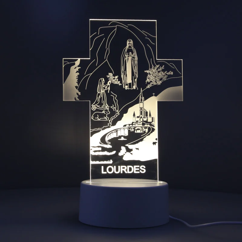 LED lamp of the Apparition of Lourdes