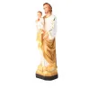 Saint Joseph with Child Coloured resin statue 40cm