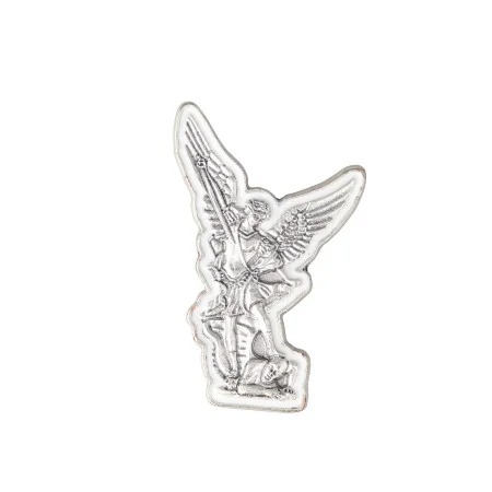 Magnet of Saint Michael with colourful outline