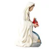 Statue de la Vierge Marie à genoux au Coeur Immaculé 25cm