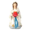 Statue de la Vierge Marie à genoux au Coeur Immaculé 25cm