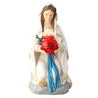 Statue de la Vierge Marie à genoux au Coeur Immaculé 25cm
