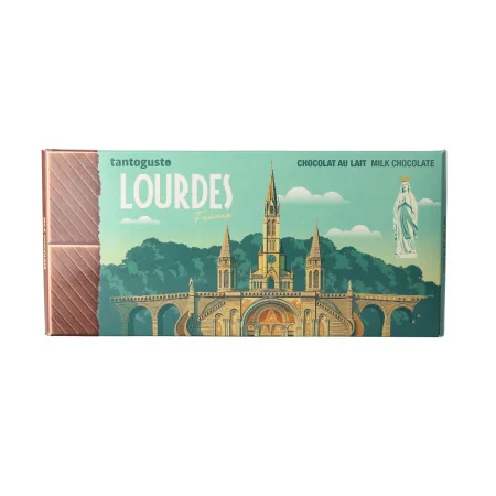 Tavoletta di cioccolato al latte di Lourdes – 100 g