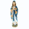 Our Lady of Lourdes Resin statue with blue and gold veil 40cm