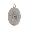 Miraculous Medal, blue background metal 35mm