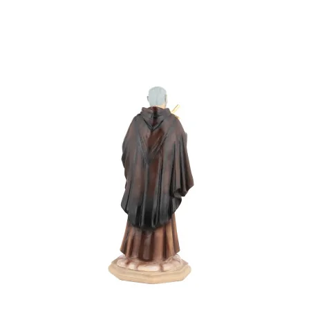 Statua di Padre Pio a colori, 15 cm