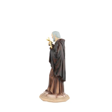 Statua di Padre Pio a colori, 15 cm