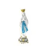 Statua della Vergine coronata di Lourdes, bianca, 22 cm