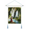 Our Lady of Lourdes Apparition Canvas Wall Art 50 x 35 cm