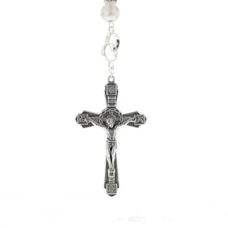 Wedding Rosary with Ring-Shaped Our Father Beads and Gift Box