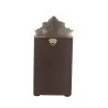 Niche murale religieuse en bois avec portes et anges 21cm