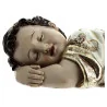 Statue de l'Enfant Jésus couché en résine 32cm