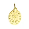 9-carat gold Miraculous Virgin Mary medallion
