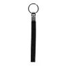 Porte clés lanière "Lourdes" avec strass noir