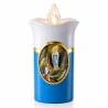 Bougie votive de Lourdes électrique avec des piles 14cm
