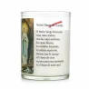 Candle of Our Lady of Lourdes with prayer