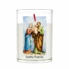 Bougie veilleuse de la Sainte Famille avec prière
