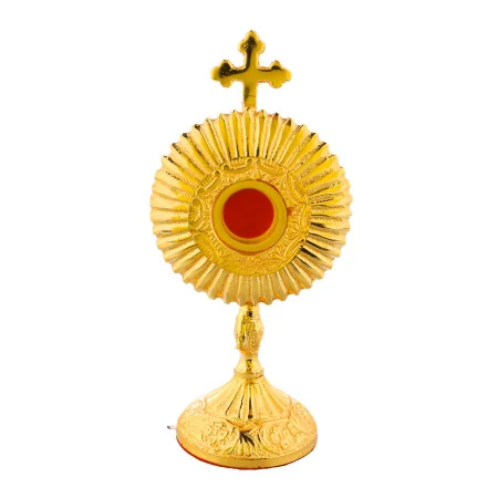 Ostensoir 17cm en laiton doré
