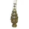 Liturgical censer for hanging, in gilded metal