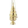 Liturgical censer for hanging, in gilded metal