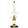 Liturgical censer for hanging, in gilded metal