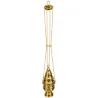 Liturgical censer for hanging, in gilded metal