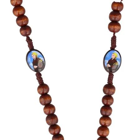 Chapelet de Sainte Bernadette 6 dizaines en bois